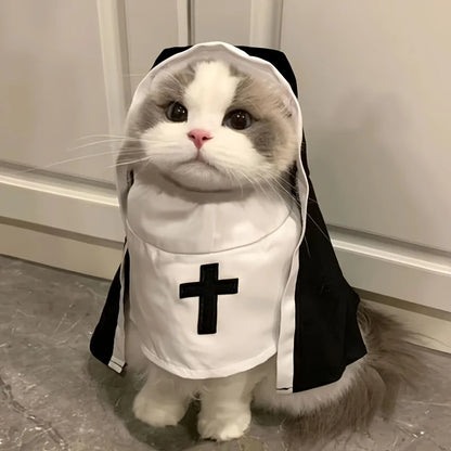 costume da suora per cani e gatti