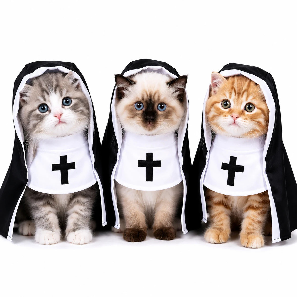 costume da suora per cani e gatti