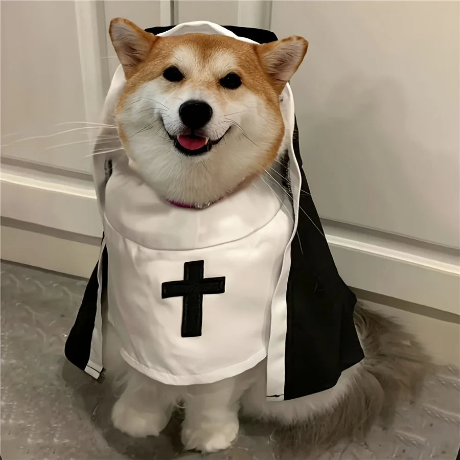 costume da suora per cani e gatti
