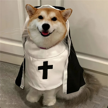 costume da suora per cani e gatti