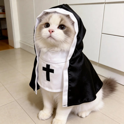 costume da suora per cani e gatti