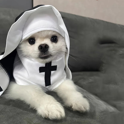 costume da suora per cani e gatti